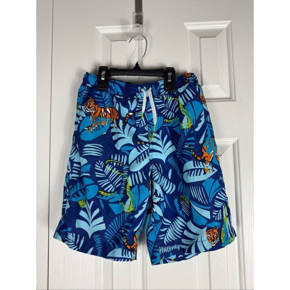 Lands End Boys Swim Trunks Size M 10-12